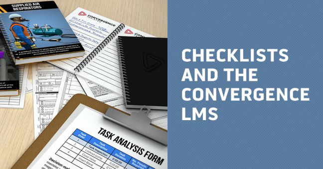 Checklists and the Convergence LMS Blog