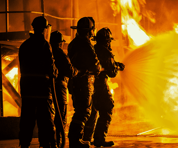 Firefighter training