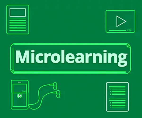 Microlearning Image Blue Background