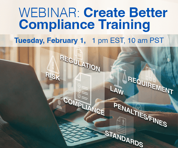 Compliance Training Webinar Image